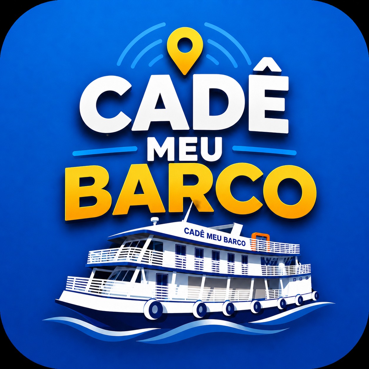 Logo oficial Cadê Meu Barco